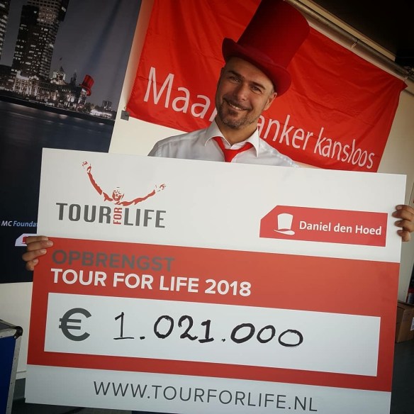 Tour for Life 2018 Cheque